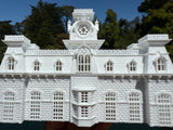 Small Miniature N-Scale World Victorian Main Street Station Depot 1:150 Model