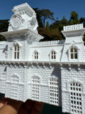 Miniature HO-Scale World Victorian Main Street Station Depot 1:87 Model