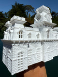 Miniature HO-Scale World Victorian Main Street Station Depot 1:87 Model