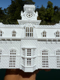 Miniature HO-Scale World Victorian Main Street Station Depot 1:87 Model