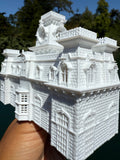 Miniature HO-Scale World Victorian Main Street Station Depot 1:87 Model
