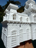 Miniature HO-Scale World Victorian Main Street Station Depot 1:87 Model