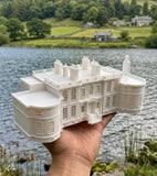 HO Scale Bridgerton Miniature Regency Manor House Gold Rush Bay White