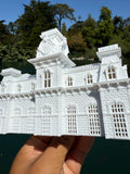 Miniature HO-Scale World Victorian Main Street Station Depot 1:87 Model
