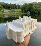 HO Scale Bridgerton Miniature Regency Manor House Gold Rush Bay White
