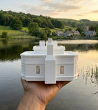 HO Scale Bridgerton Miniature Regency Manor House Gold Rush Bay White