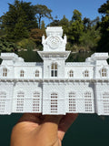Miniature HO-Scale World Victorian Main Street Station Depot 1:87 Model