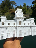 Miniature HO-Scale World Victorian Main Street Station Depot 1:87 Model
