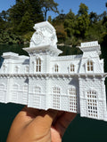 Miniature HO-Scale World Victorian Main Street Station Depot 1:87 Model