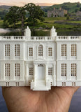 HO Scale Bridgerton Miniature Regency Manor House Gold Rush Bay White