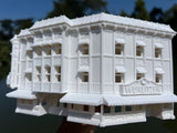 Miniature HO-Scale Victorian Main Street Magic Wurlitzer Shop 1:87