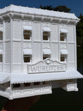 Miniature HO-Scale Victorian Main Street Magic Wurlitzer Shop 1:87