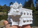 Gold Rush Bay HO-Scale Main Street Corner Photo Supply Shop Victorian Built 1:87 Assembled Miniature