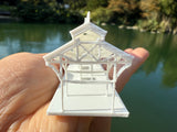 Small Miniature N-Scale World Victorian Main Street Station Platform 1:150 Model