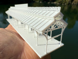 Small Miniature N-Scale World Victorian Main Street Station Platform 1:150 Model