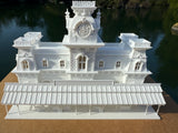 Small Bundle Miniature N-Scale World Victorian Main Street Station + Platform 1:150 Model