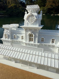 Miniature Bundle HO-Scale World Victorian Main Street Station + Platform 1:87 Model