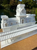 Miniature Bundle HO-Scale World Victorian Main Street Station + Platform 1:87 Model