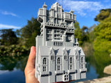 Miniature Gray N-Scale Hollywood Tower Hotel