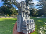 Miniature Gray N-Scale Hollywood Tower Hotel
