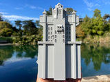 Miniature Gray N-Scale Hollywood Tower Hotel