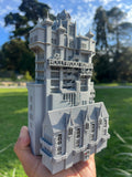 Miniature Gray N-Scale Hollywood Tower Hotel