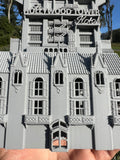 Miniature Gray N-Scale Hollywood Tower Hotel
