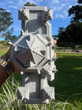 Miniature Gray N-Scale Hollywood Tower Hotel