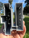Miniature Gray N-Scale Hollywood Tower Hotel