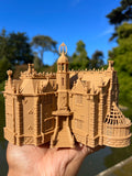 Small Carpenter Mansion Tudor Gothic Style Haunted House by GoldRushBay N Scale 1:160