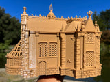 Carpenter Mansion Tudor Gothic Style Haunted House by GoldRushBay HO Scale 1:87
