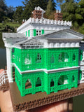 COLOR Shipley Mansion New Orleans Style Southern by GoldRushBay N Scale 1:160