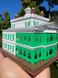 COLOR Shipley Mansion New Orleans Style Southern by GoldRushBay N Scale 1:160