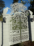 Miniature Gray Nevermore Academy Gate  HO-Scale Addams Victorian dollhouse