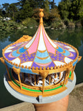 Miniature COLOR King Carousel Fantasy Miniature N-Scale Fantasy Theme Beauty!