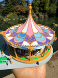 Miniature COLOR King Carousel Fantasy Miniature N-Scale Fantasy Theme Beauty!