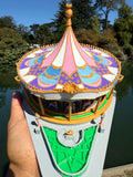 Miniature COLOR King Carousel Fantasy Miniature N-Scale Fantasy Theme Beauty!