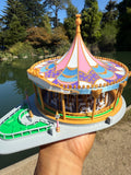 Miniature COLOR King Carousel Fantasy Miniature N-Scale Fantasy Theme Beauty!