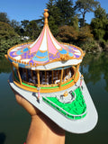 Miniature COLOR King Carousel Fantasy Miniature N-Scale Fantasy Theme Beauty!
