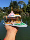 Miniature COLOR King Carousel Fantasy Miniature N-Scale Fantasy Theme Beauty!