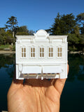 Miniature White N-Scale Stars Hollow Tony’s Pizzeria Victorian Built Assembled