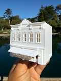 Miniature White N-Scale Stars Hollow Tony’s Pizzeria Victorian Built Assembled