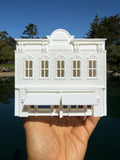 Miniature White HO-Scale Stars Hollow Tony’s Pizzeria Victorian Built Assembled