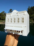 Miniature White HO-Scale Stars Hollow Tony’s Pizzeria Victorian Built Assembled