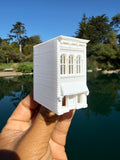 Miniature White N-Scale Stars Hollow Beauty Supply Victorian Built Assembled