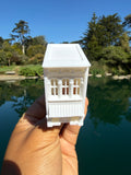 Miniature White N-Scale Stars Hollow Beauty Supply Victorian Built Assembled
