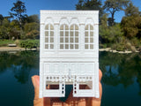Miniature White N-Scale Stars Hollow Book Store Store Victorian Built Assembled