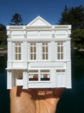 Miniature White HO-Scale Stars Hollow Post Office 1:87 Victorian Built Assembled