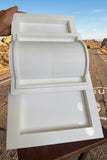 Miniature S-Scale Radiator Route 66 Courthouse Springs Red’s Building Assembled White 1:64 by Gold Rush Bay