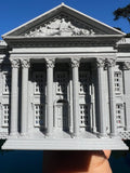 Small Miniature First Bank of the United States Hamilton N-Scale 1:150 Built Model Gray